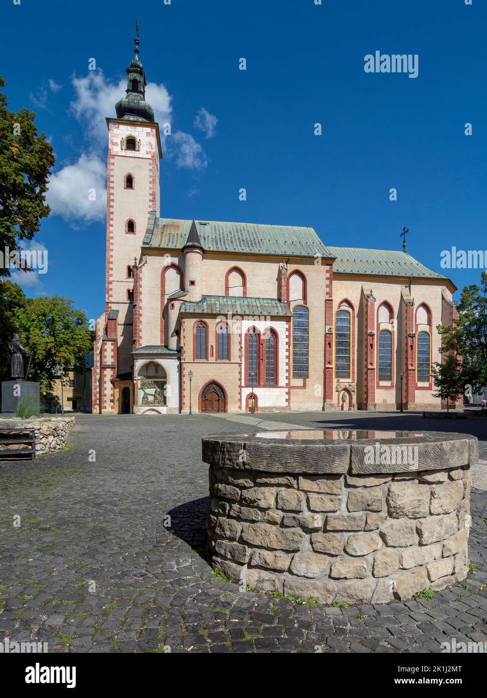 The Church of the Assumption of the Virgin Mary. Banska Bystrica. Slovakia. Stock Photo