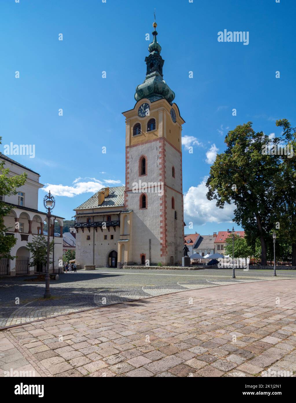 The town castle in the summer. Banska Bystrica. Slovakia. Stock Photo