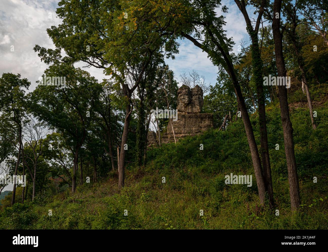 Sentinel Rocks are limestone rock formations that form the palisades in ...