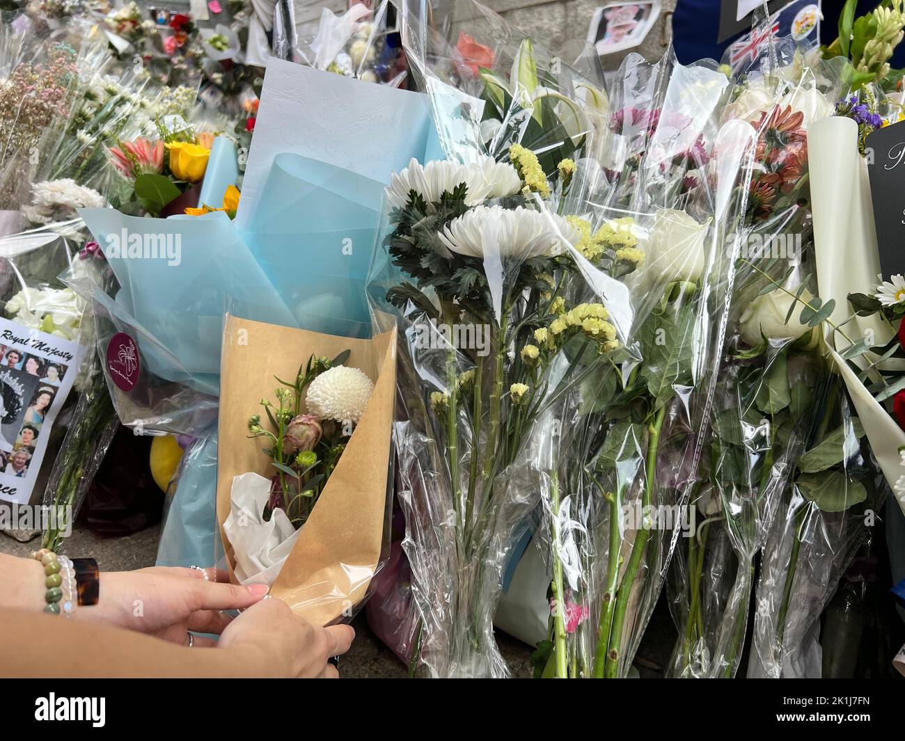 Hong Kong , 19 September 2022 Hong Kong citizens solidarity following