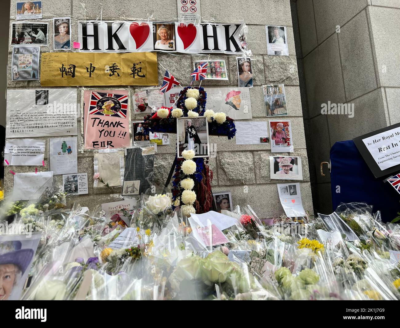 Hong Kong , 19 September 2022 Hong Kong citizens solidarity following