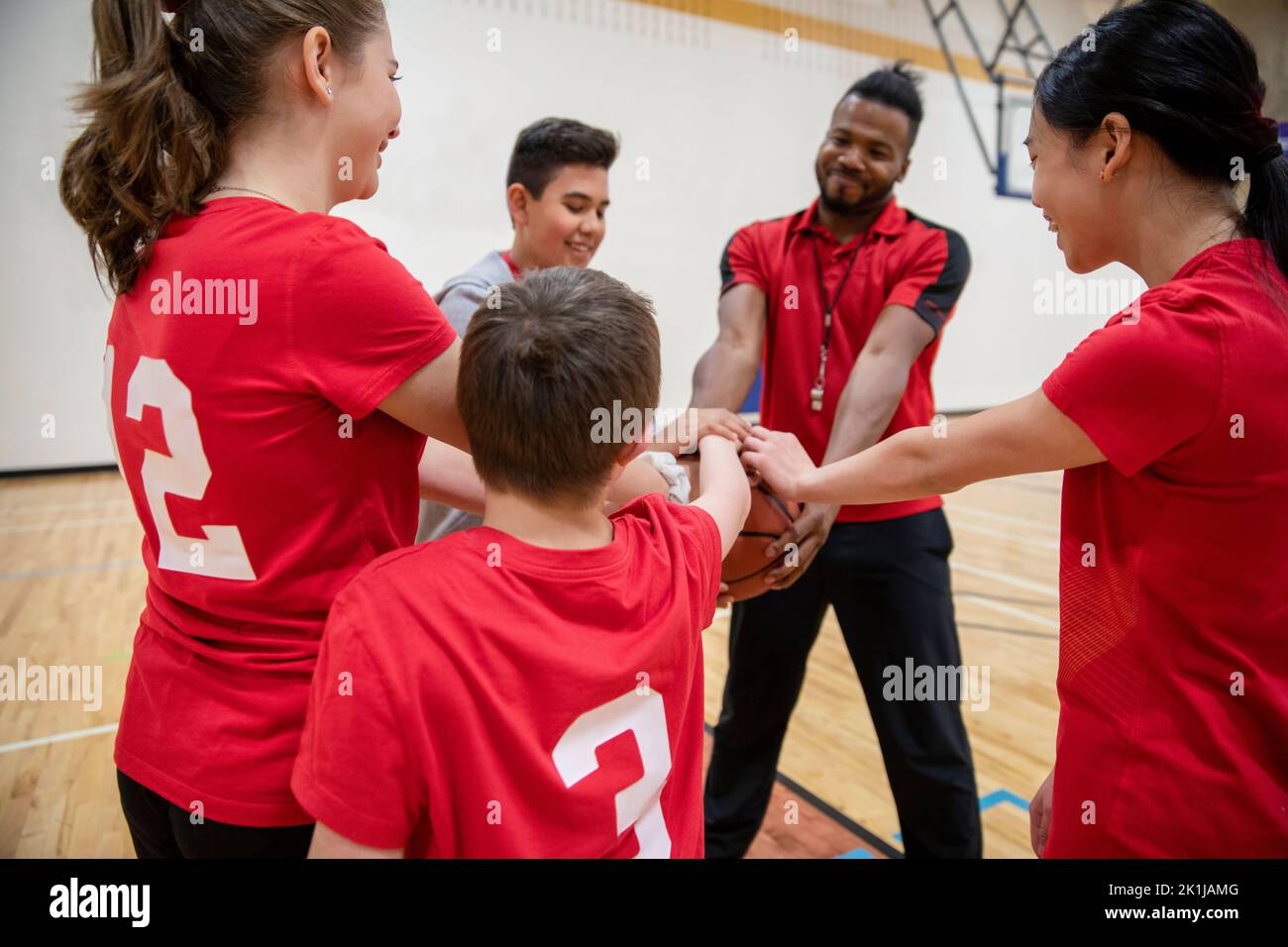 Team huddle harmony hires stock photography and images Alamy