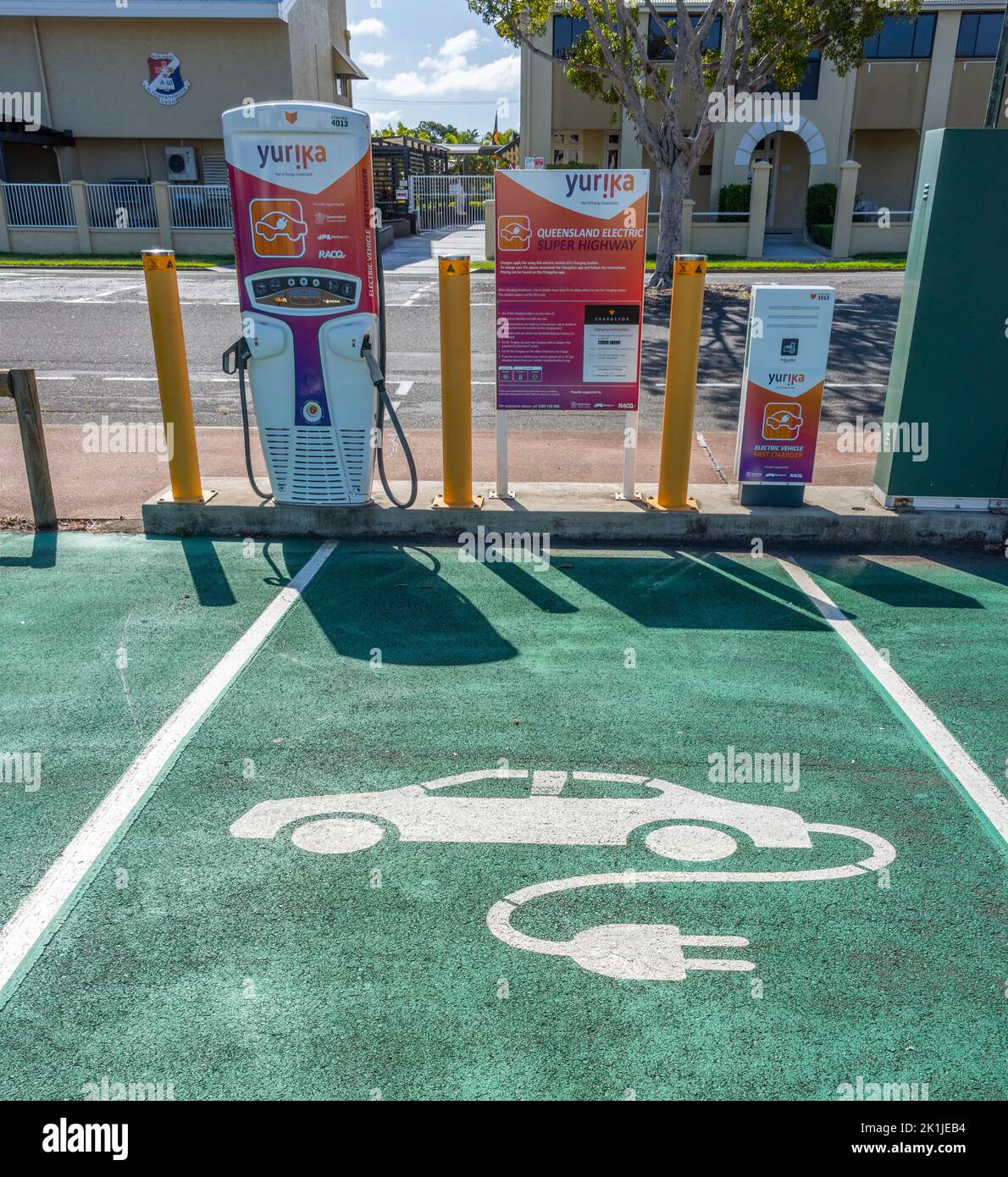 chargefox electric vehicle charging station in Mackay City, Queensland ...