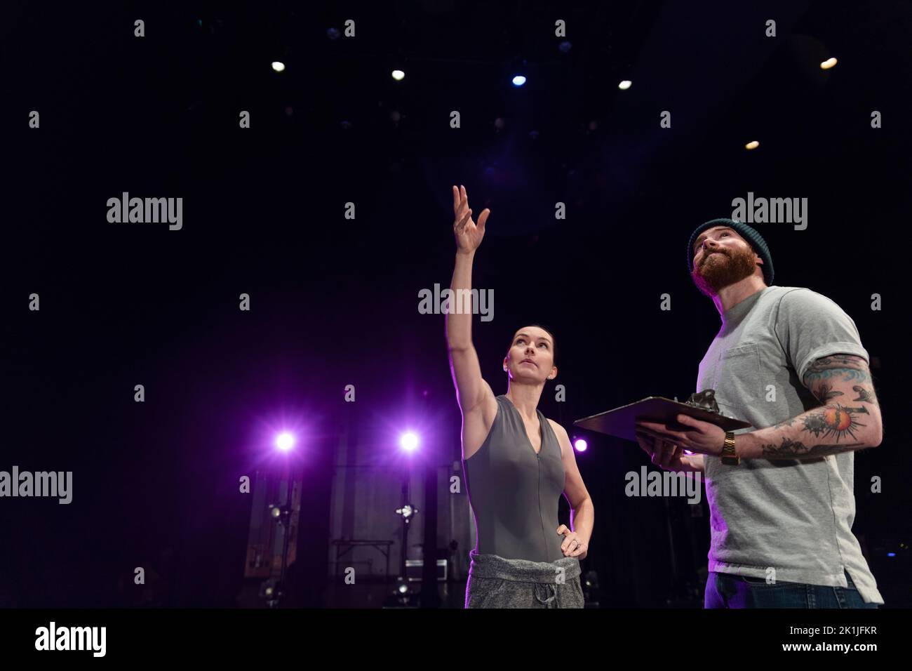 Up on stage hi-res stock photography and images - Alamy