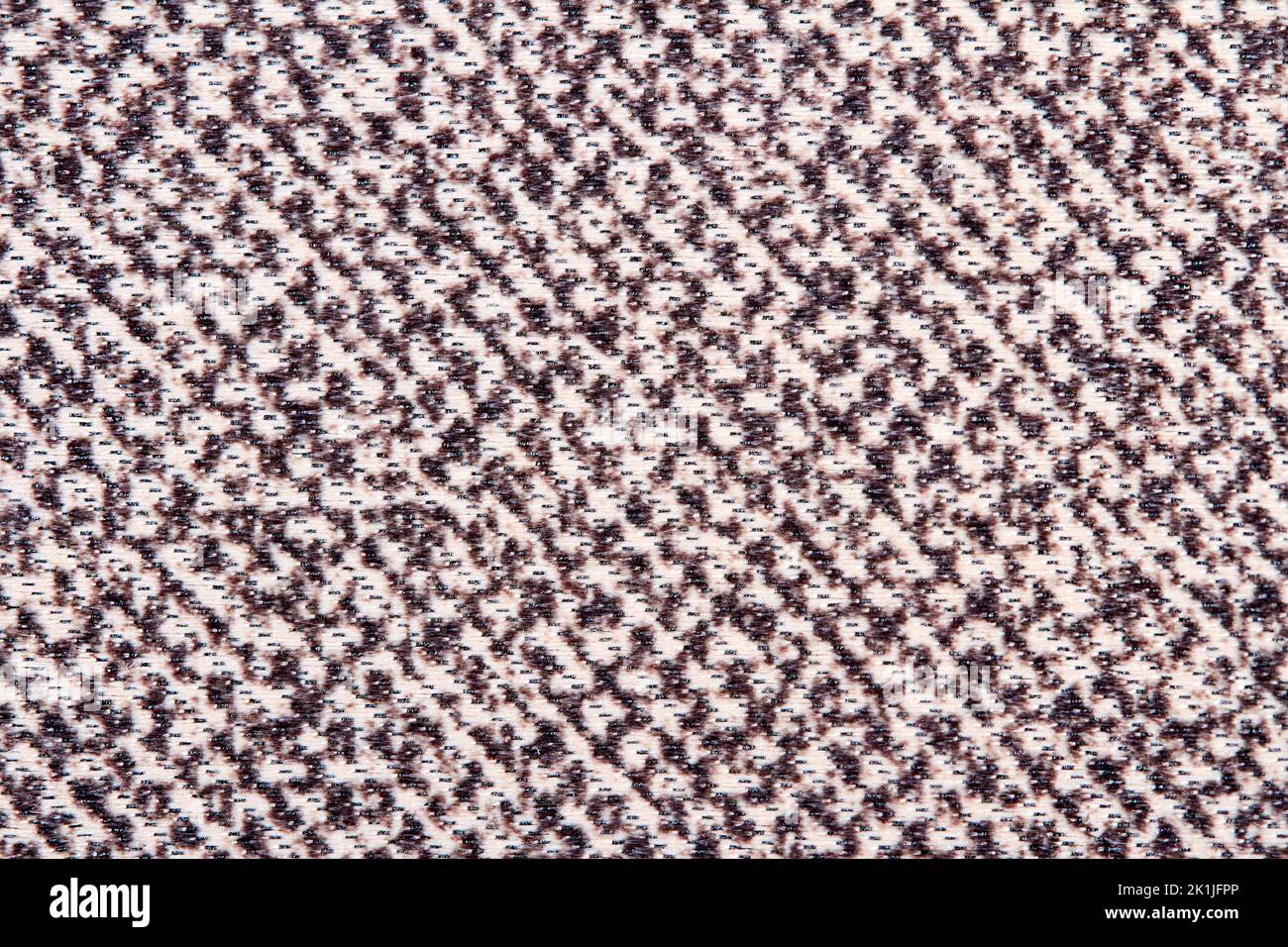 Brown Knitted fabric background or texture Stock Photo