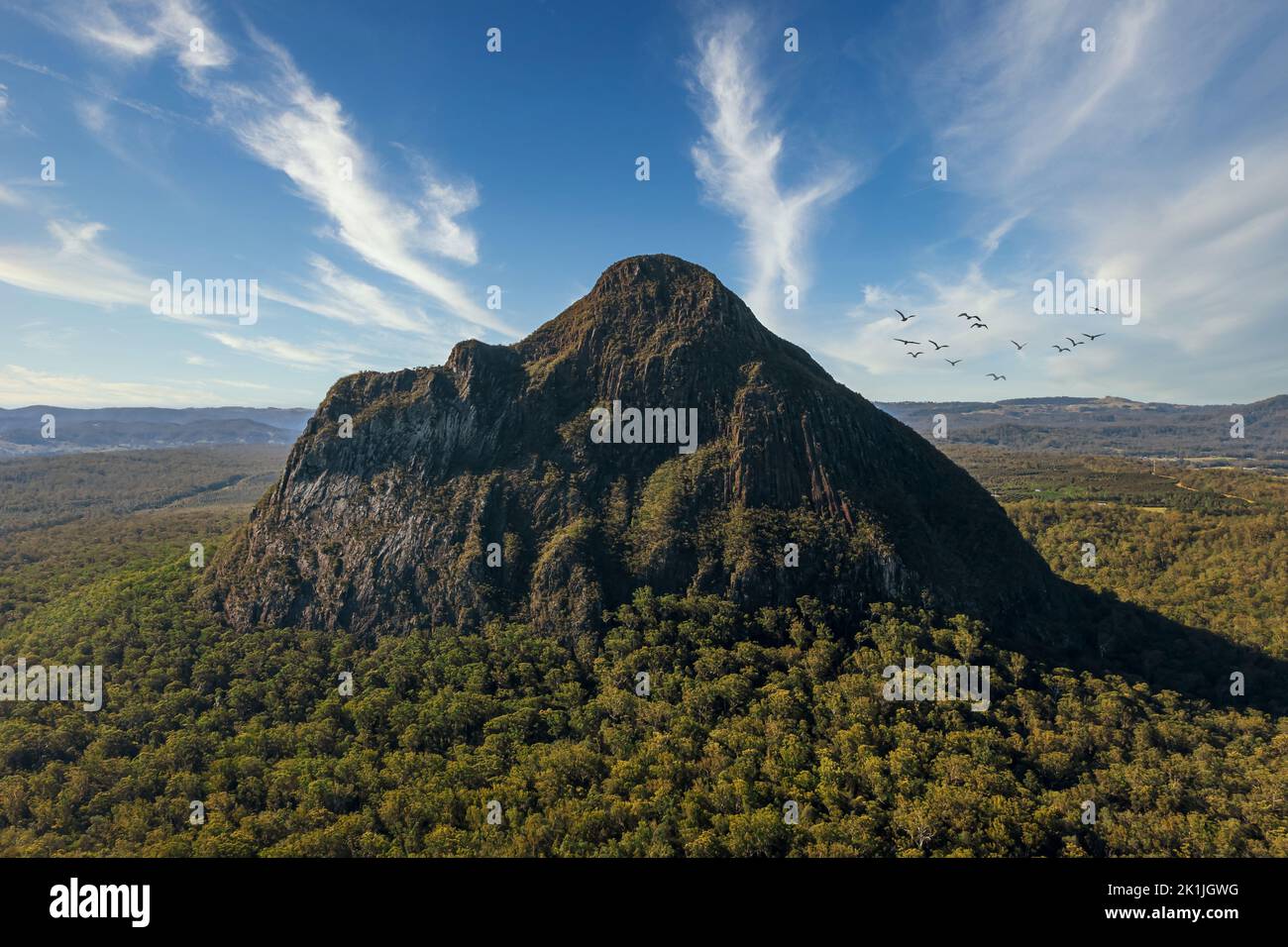 Glass House Mountain, Queensland, Australia Stock Photo Alamy