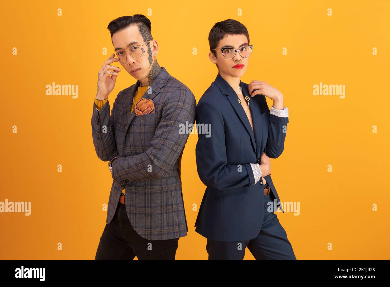 Young man in suits hi-res stock photography and images - Alamy