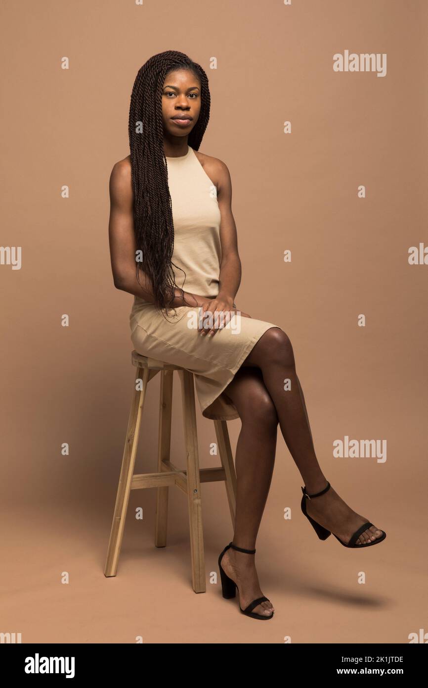 Tall black hair hi-res stock photography and images - Alamy