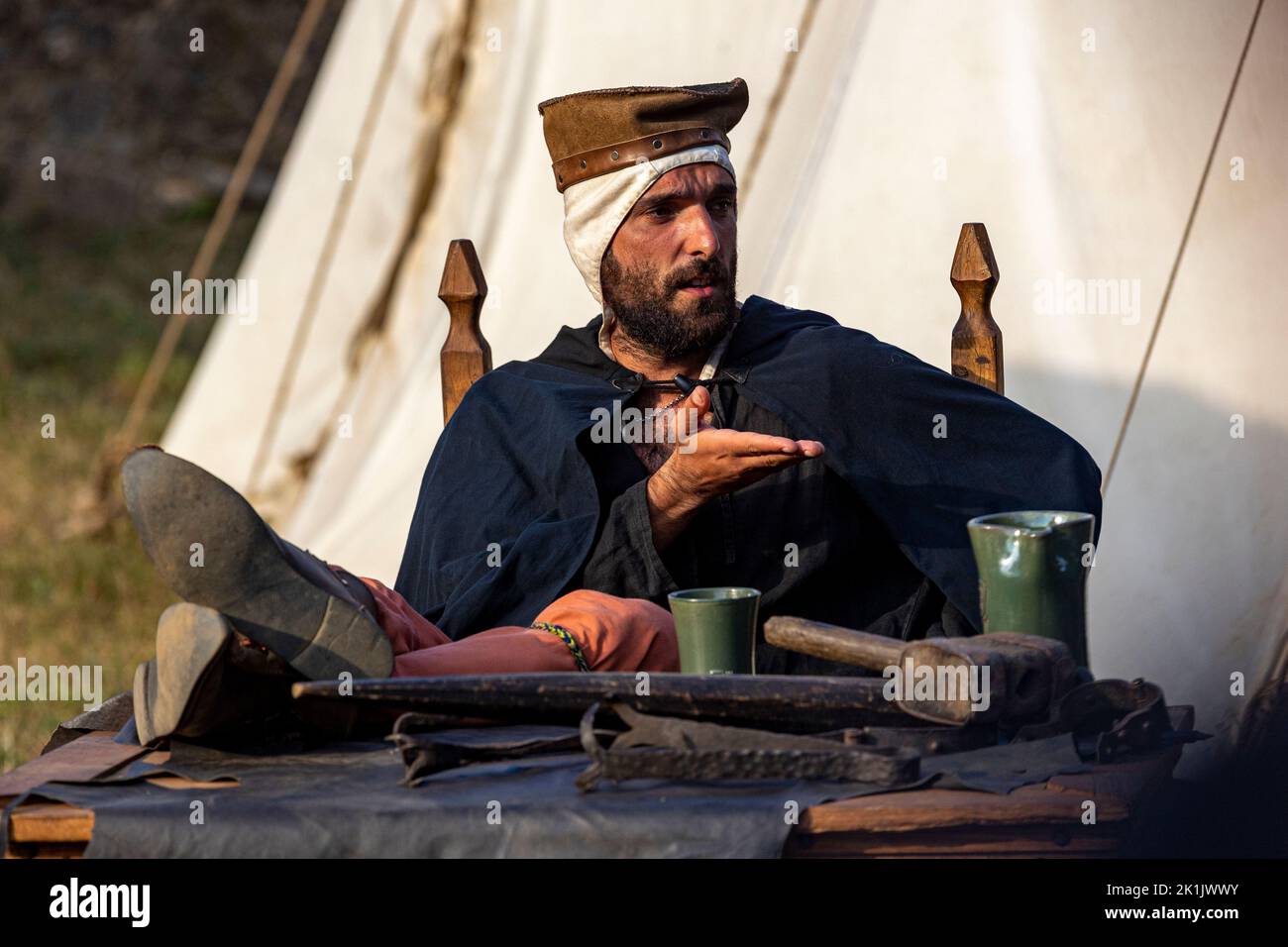 The photo was taken in the medieval town of Santa Maria da Feira, 2022