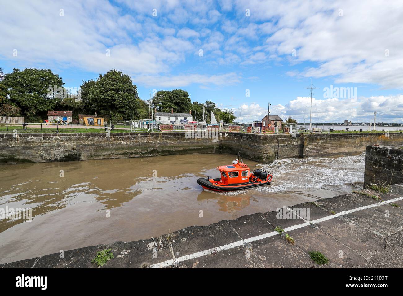 Harbour pilot boat, Lydney Harbour, Lydney, Gloucestershire, GL15 4ER