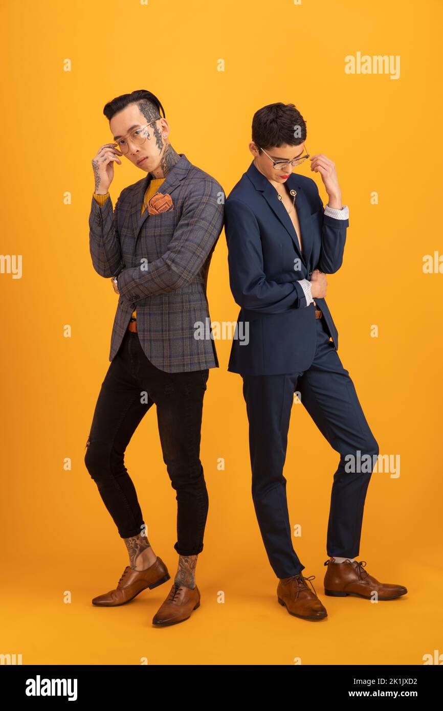 Young man in suits hi-res stock photography and images - Alamy