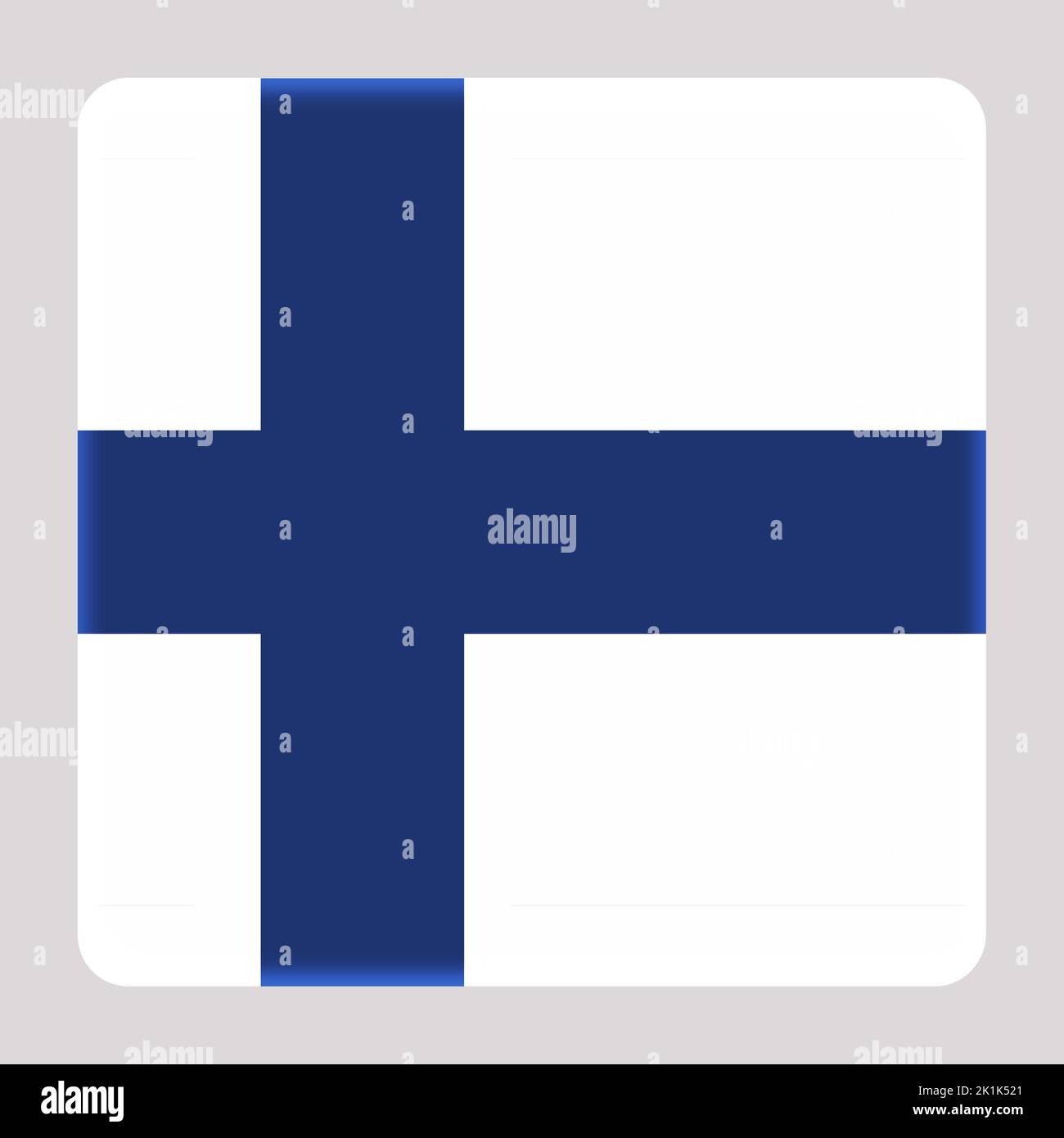 3D Flag of Finland on a avatar square background Stock Photo - Alamy