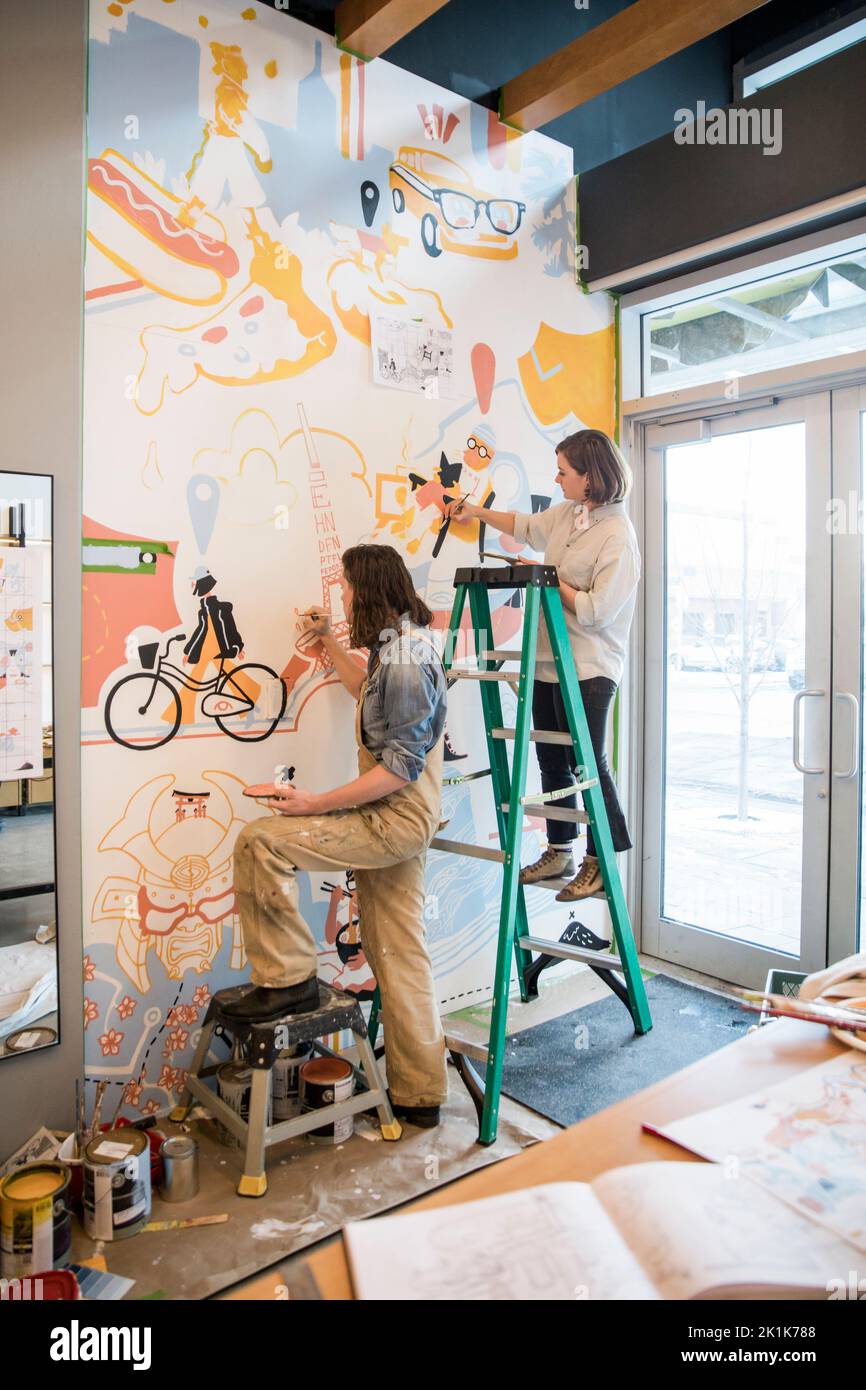 Optometry Mural Non conforming artists hi-res stock photography and images - Alamy