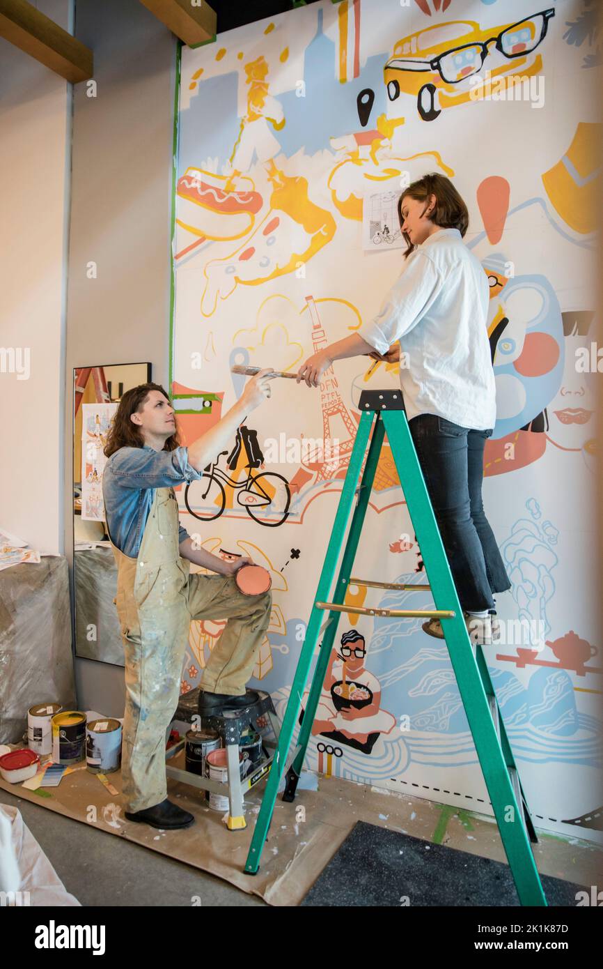 Optometry Mural Non conforming artists hi-res stock photography and images - Alamy