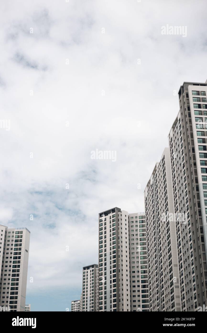Modern apartment building exterior in Ansan, Korea Stock Photo Alamy