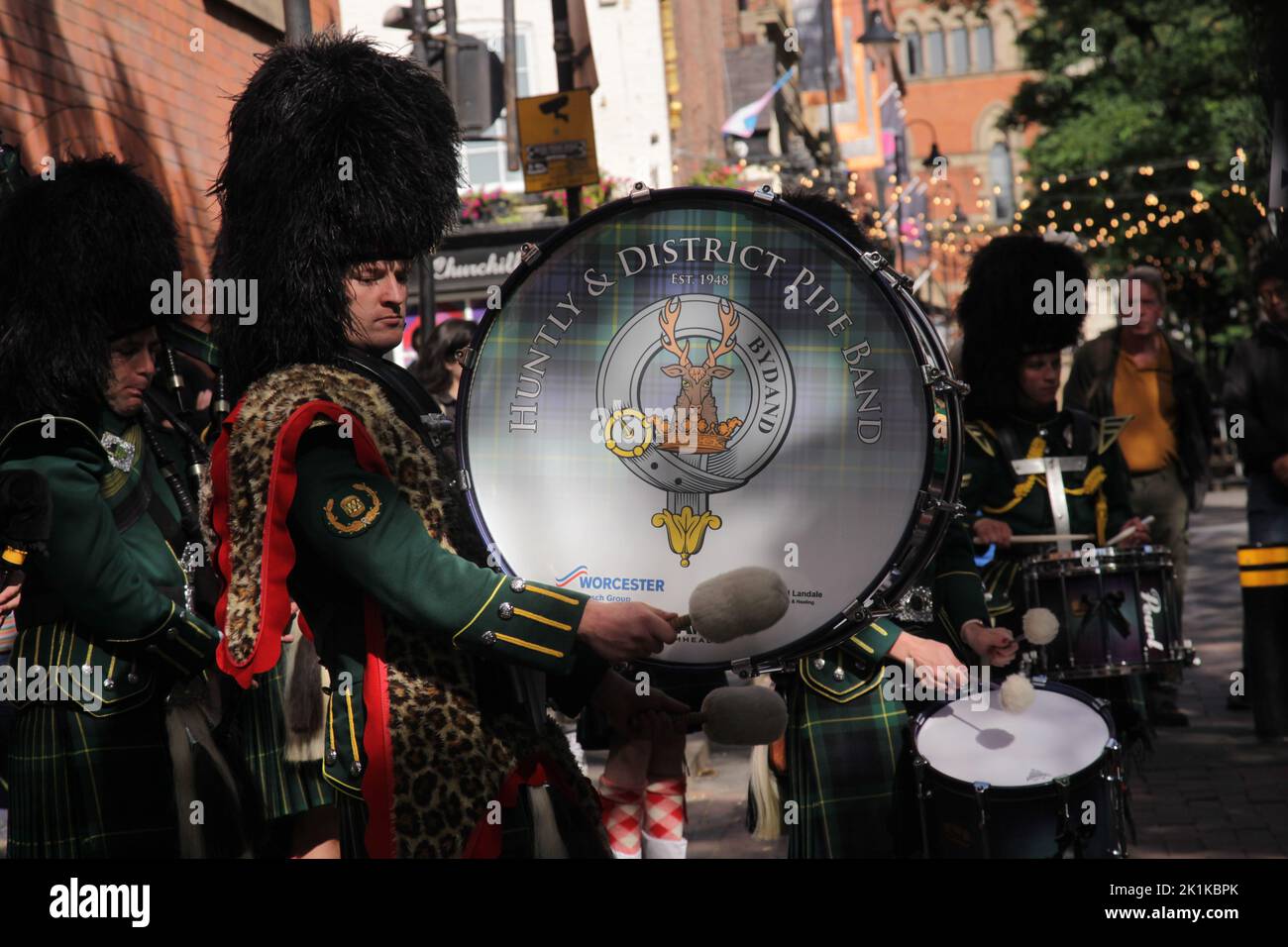 Manchester, England, 17th September 2022. International United Pipers