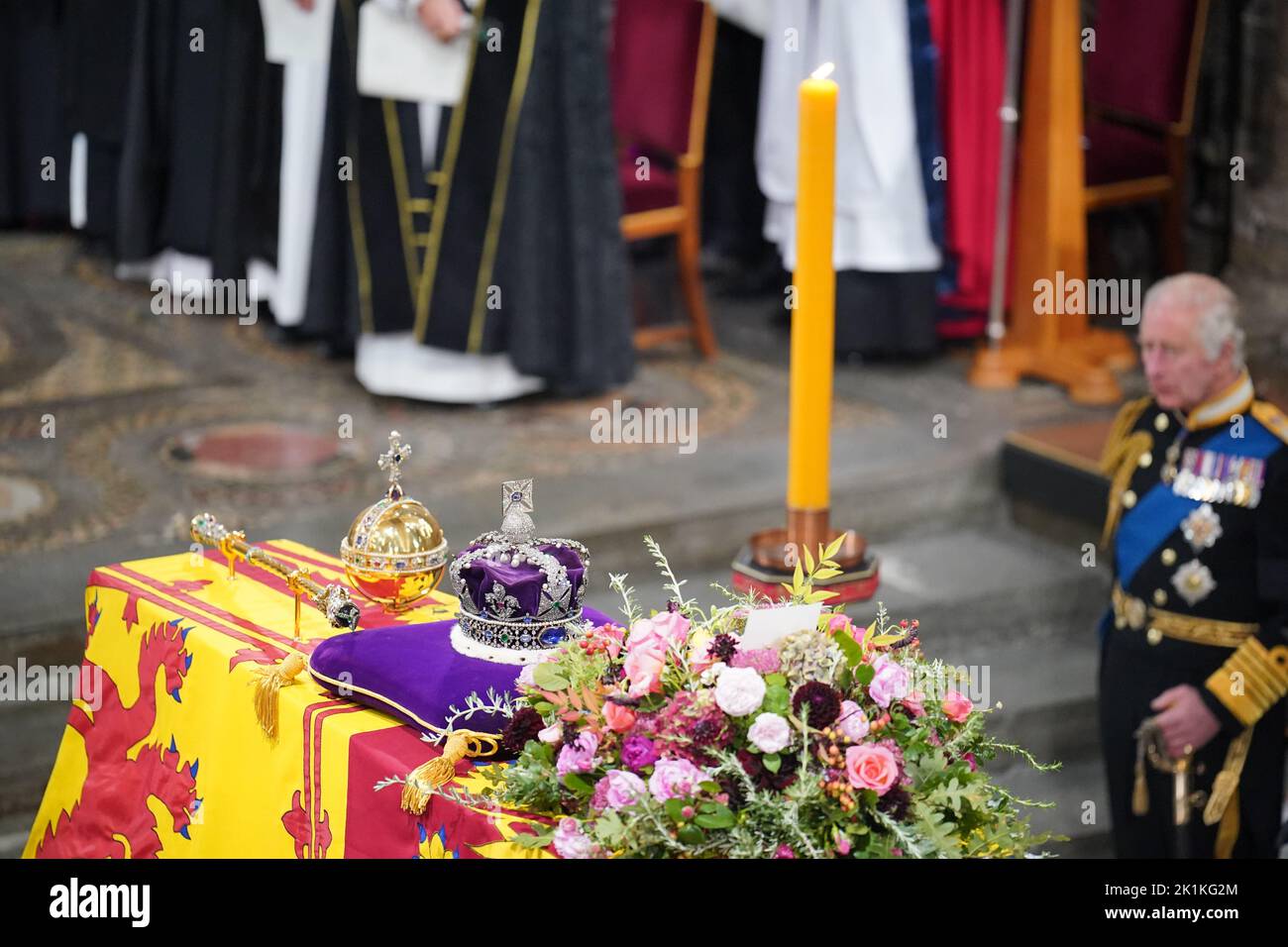 The State Funeral of Queen Elizabeth II at the Abbey in London. Picture date: Monday September 19, 2022. Stock Photo