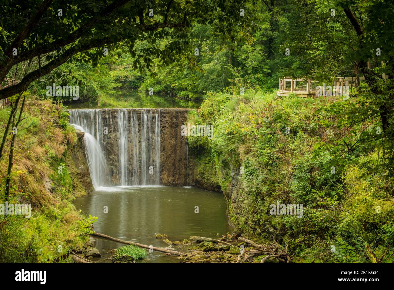 Massie Creek Falls - Cedarville - Ohio Stock Photo