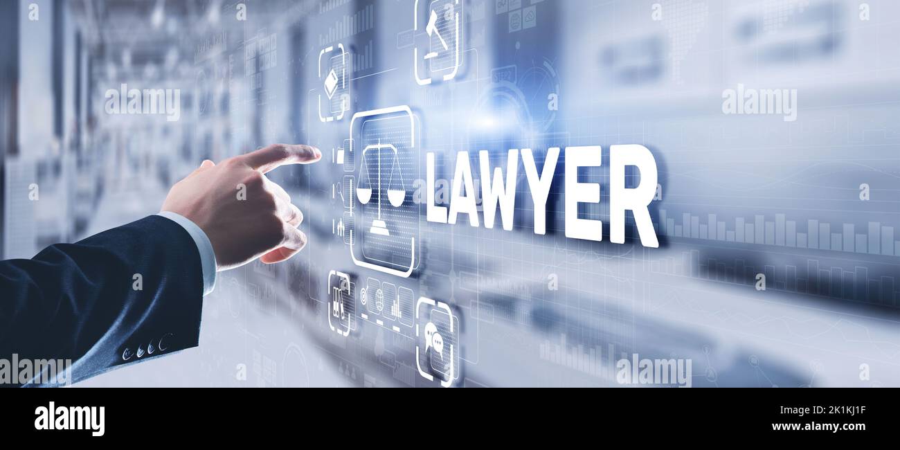 Labor law Lawyer Attorney at law. Stock Photo