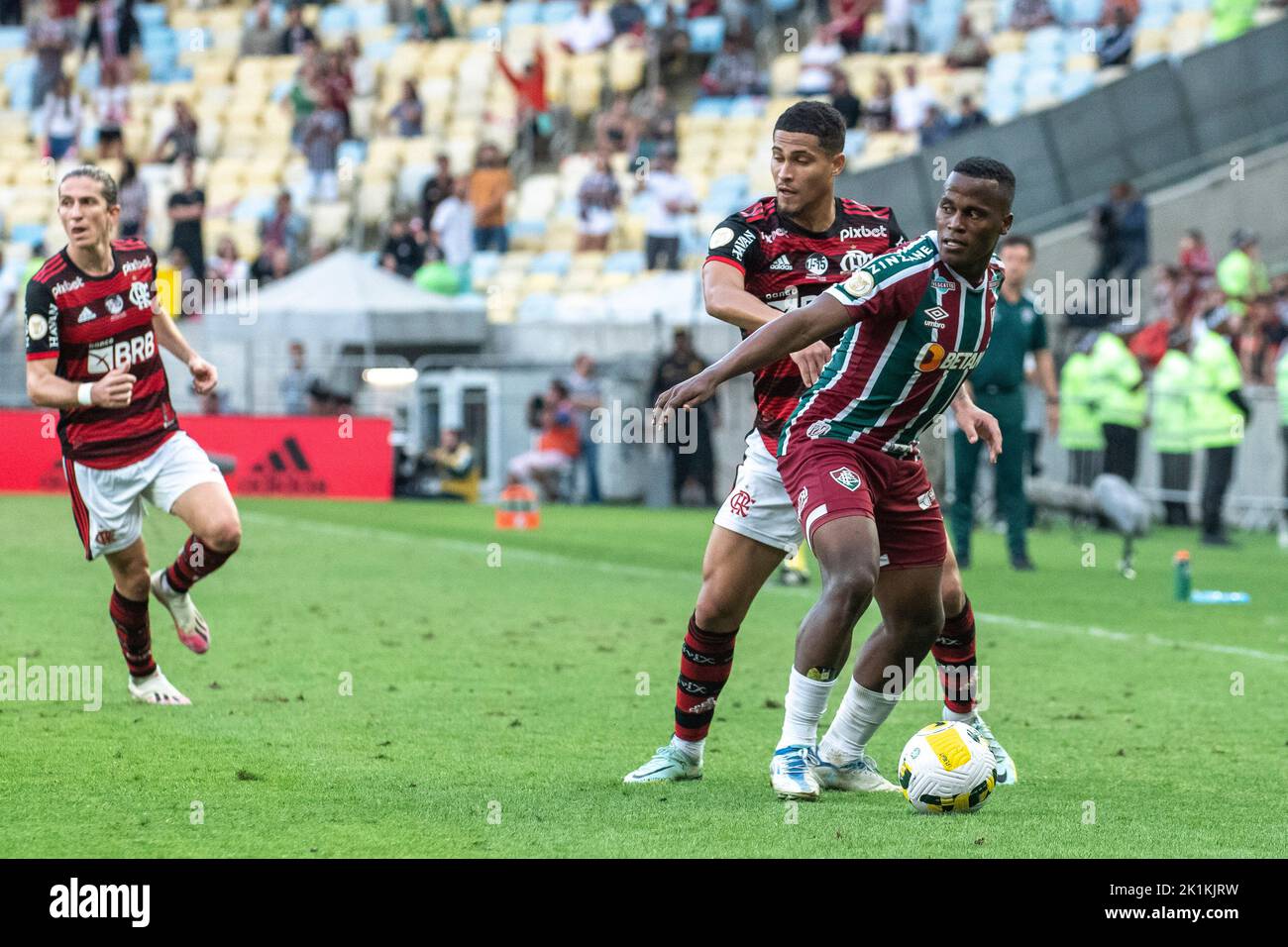 Rio, Brazil - September 18, 2022: John Arias player in match between ...