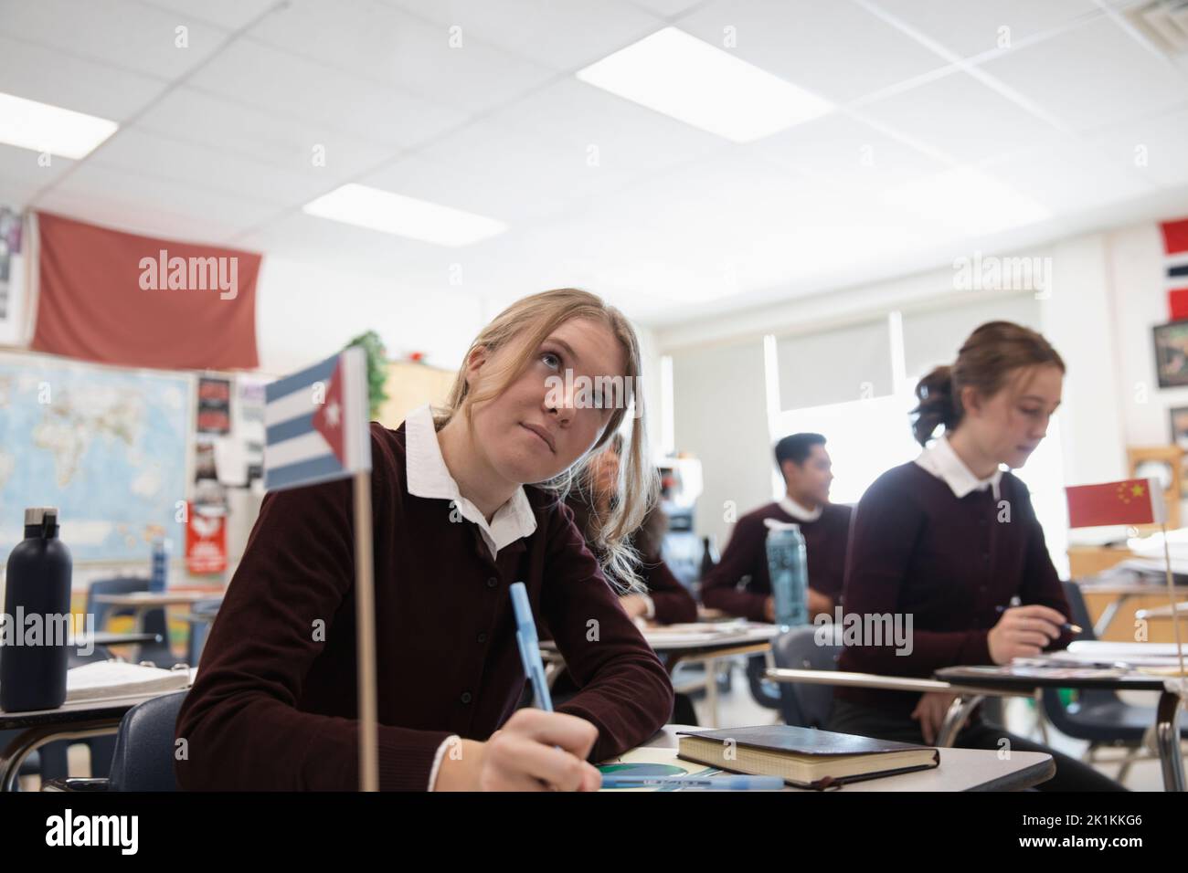 Think global high school hires stock photography and images Alamy