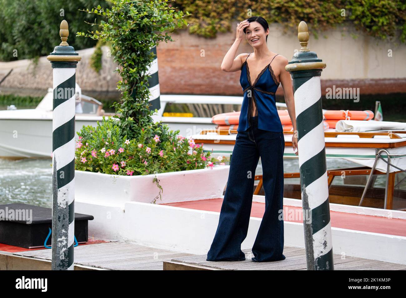 Grace Elizabeth seen ahead of the 79th Venice International Film