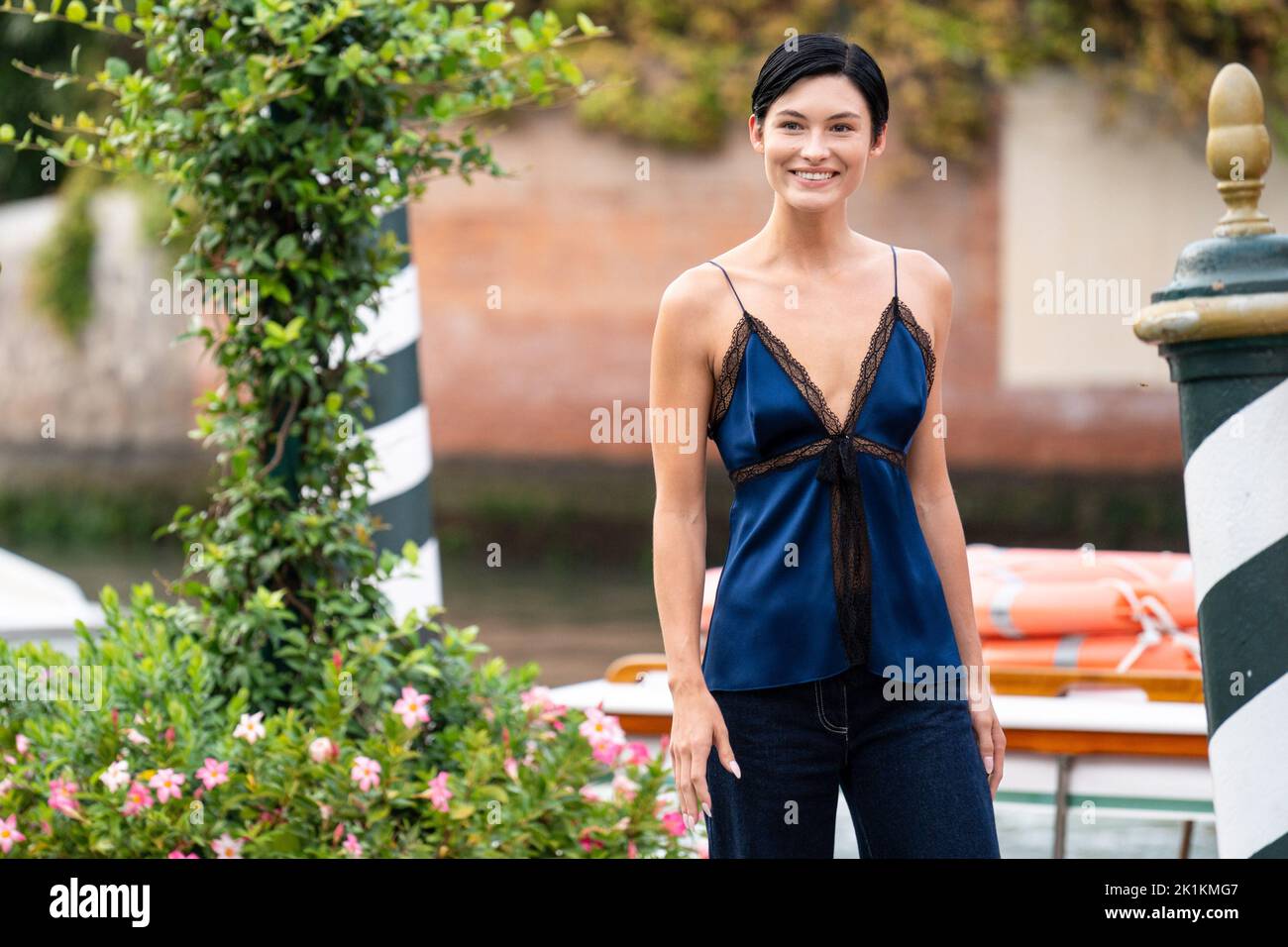Grace Elizabeth seen ahead of the 79th Venice International Film