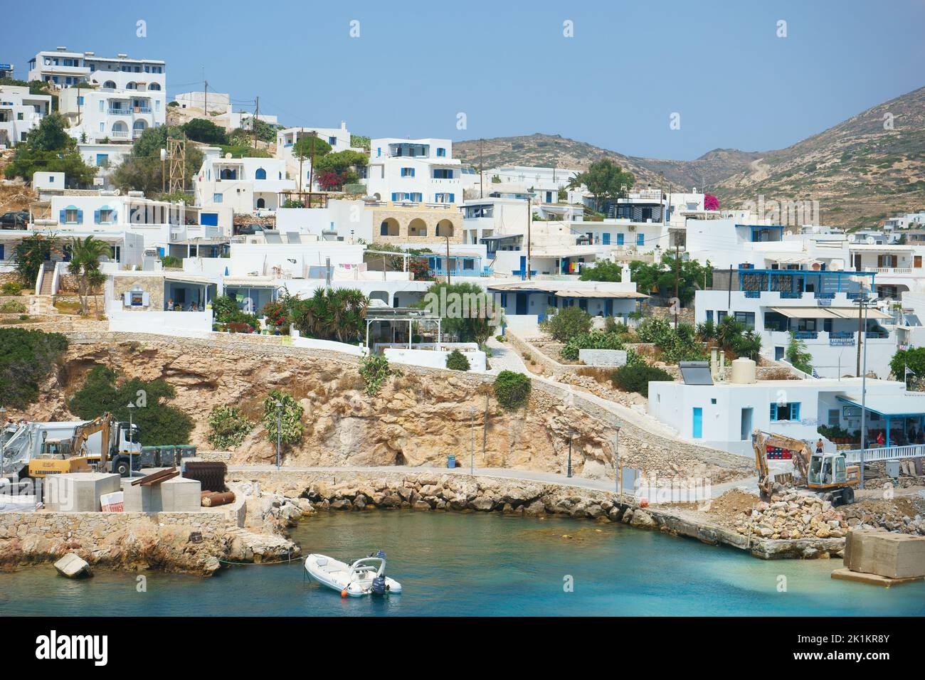 Donoussa, Small Cyclades island, aegean sea, Greece Stock Photo