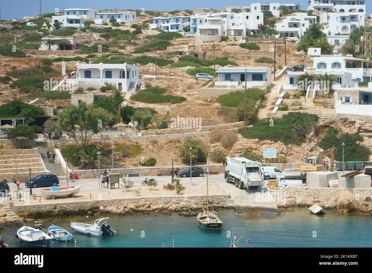 Donoussa, Small Cyclades island, aegean sea, Greece Stock Photo