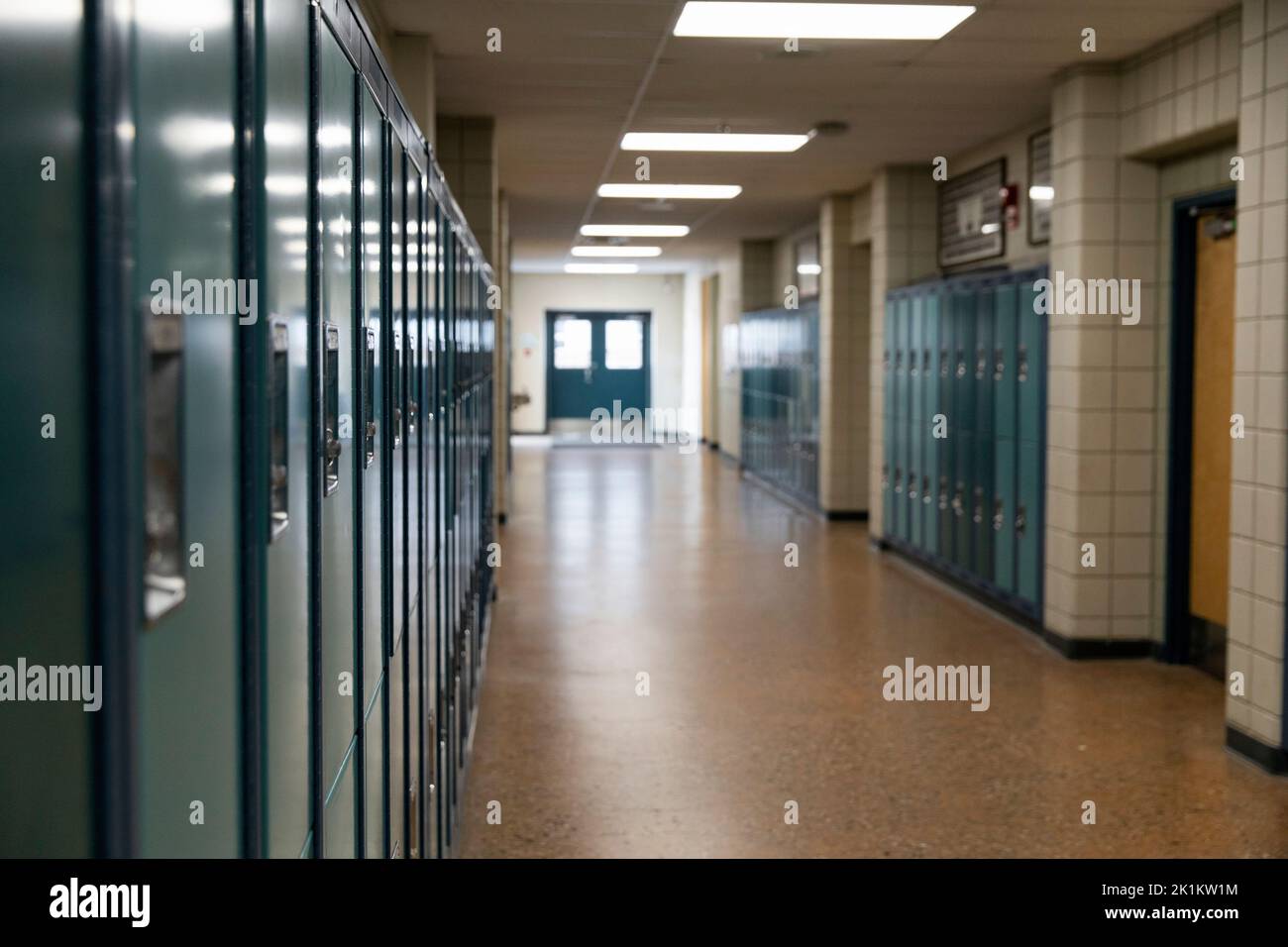 empty school locker