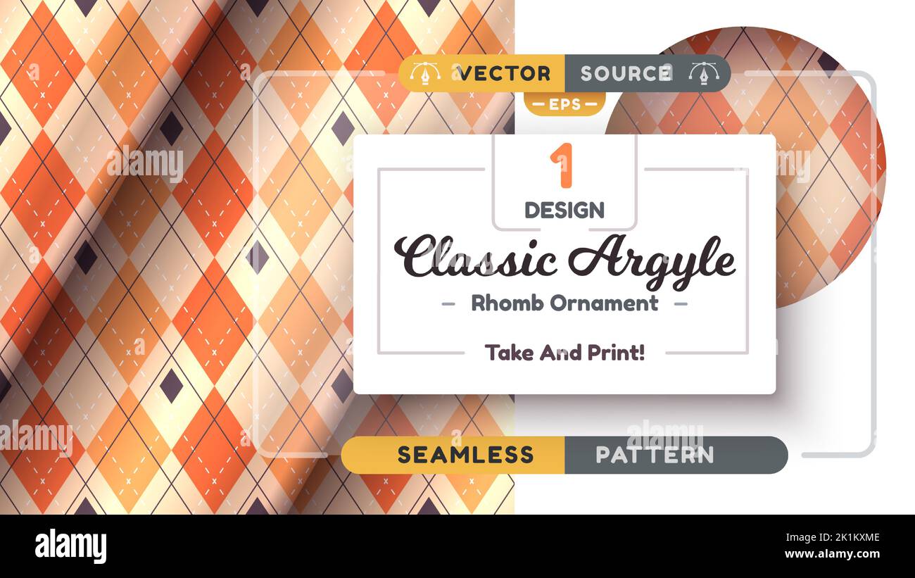 Halloween Argyle Seamless Pattern, Fabric Texture Background, Textile ...