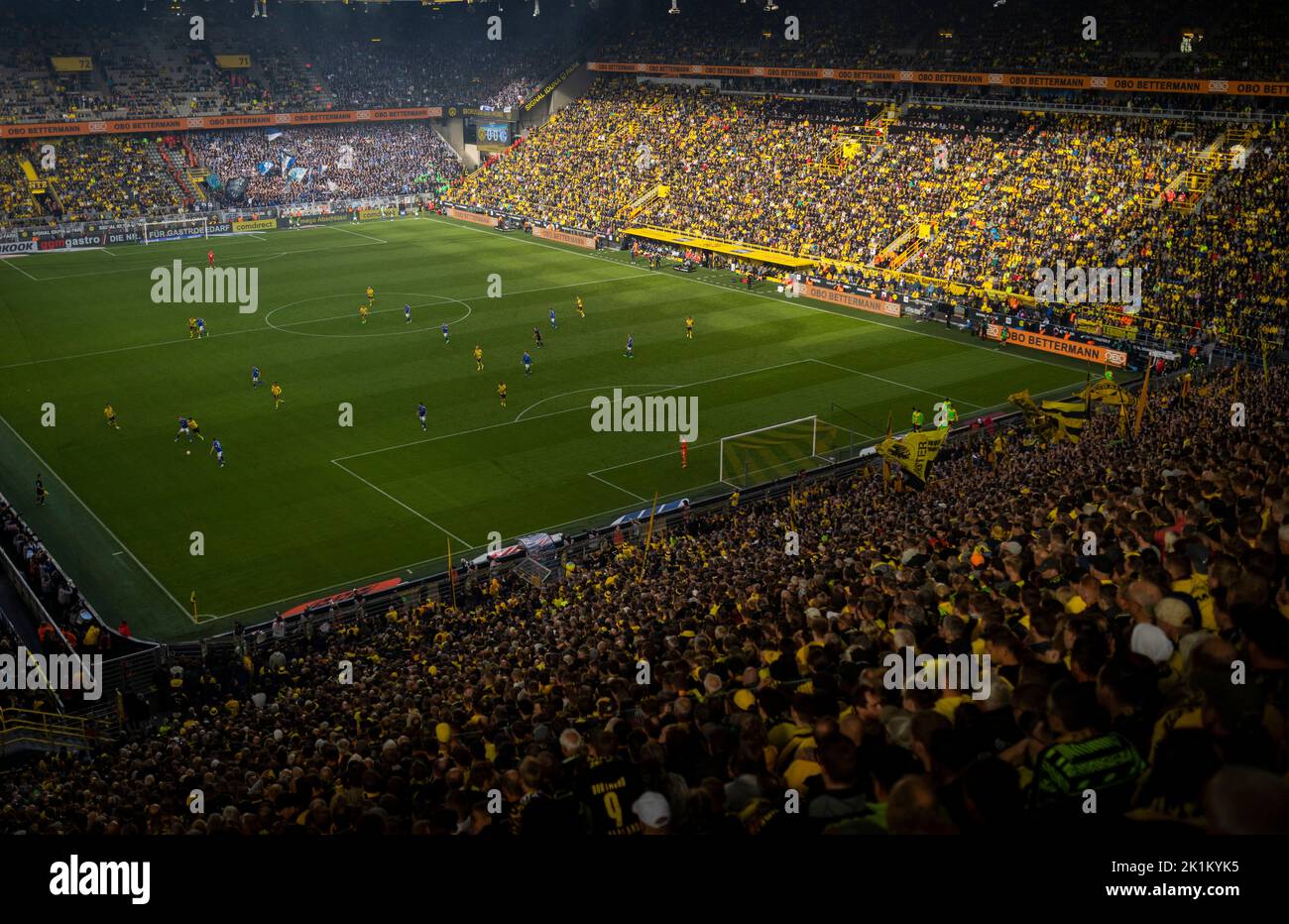 Übersicht Signal-Iduna-Park Borussia Dortmund - FC Schalke 04 17.09.2022, Fussball; Saison 2022/23 Foto: Moritz Müller Copyright (nur für journalist Stock Photo