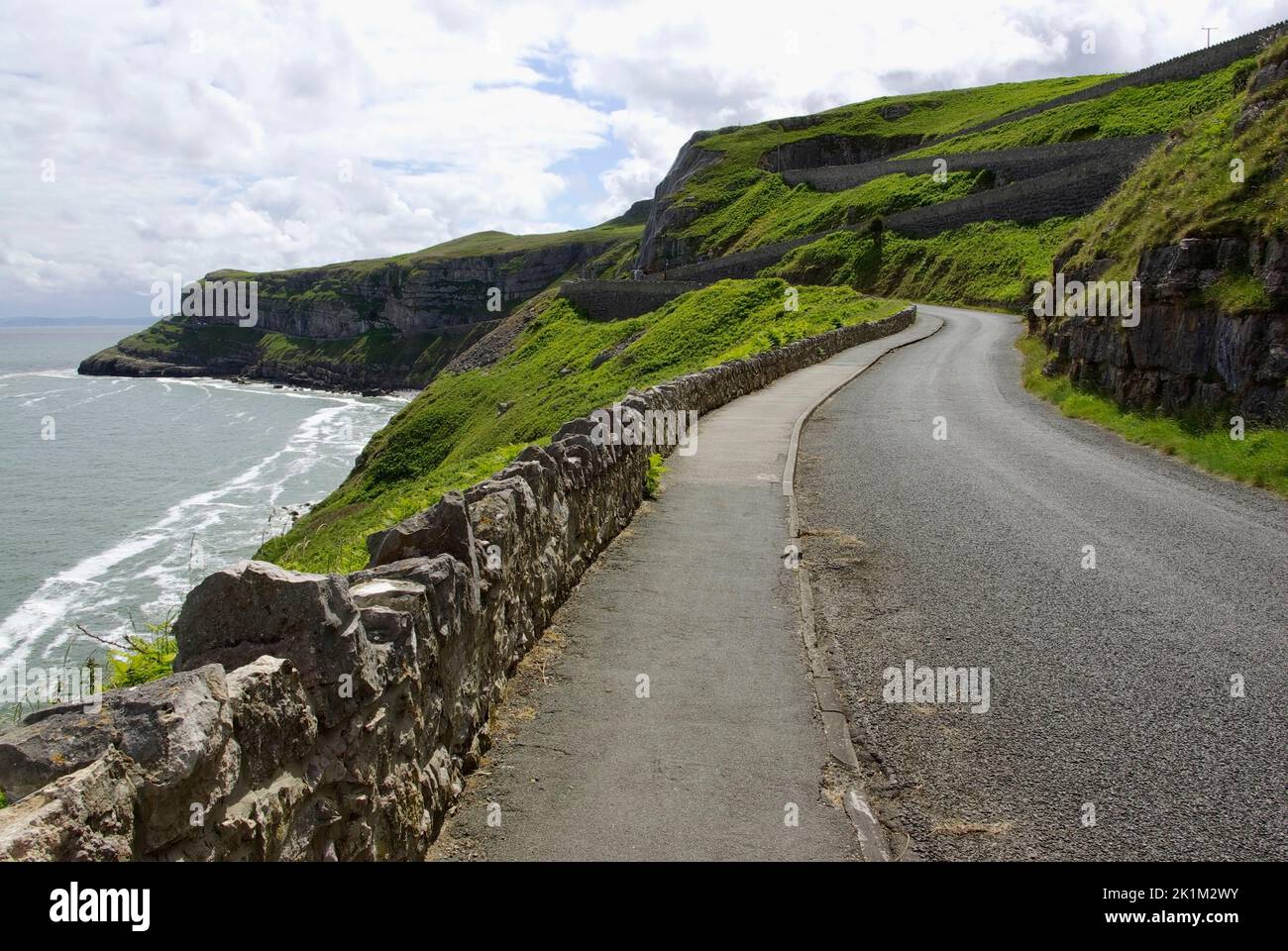 View from Great Orme, Llandudno, North Wales, Stock Photo