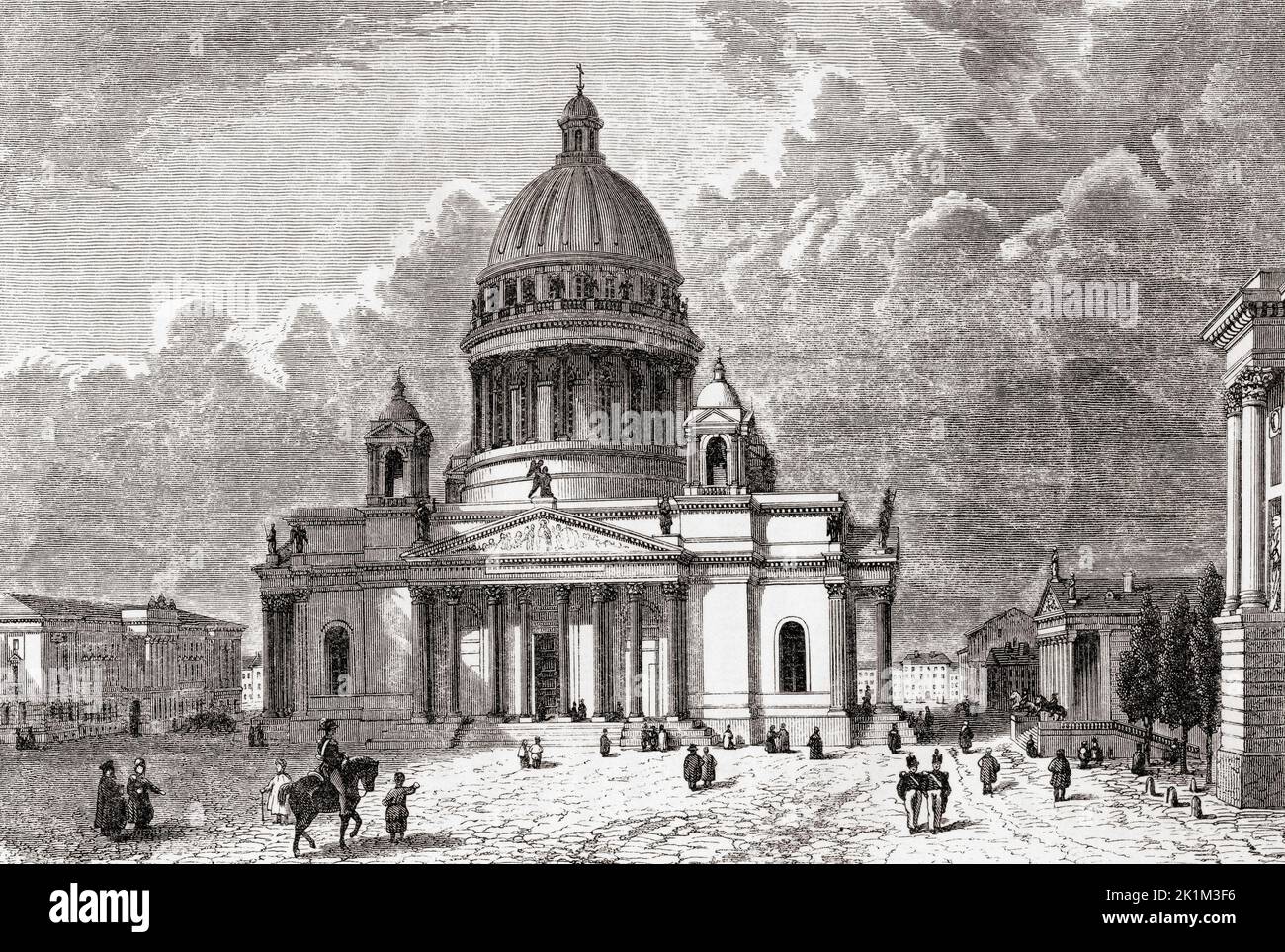 Saint Isaac's Cathedral or Isaakievskiy Sobor, Saint Petersburg, Russia ...