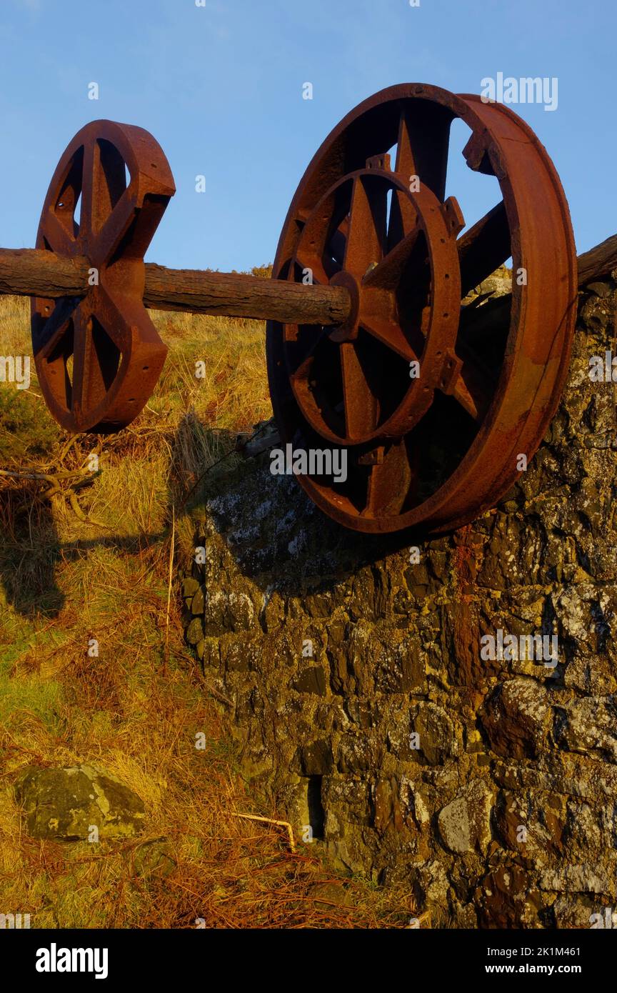 Ruined Abandoned Manganese Mine Buildings, Porth Ysgo, Lleyn Peninsula