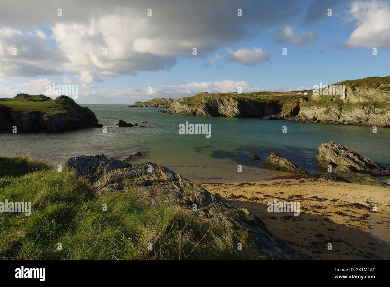 Porth Dafarch, Holyhead, Anglesey, North Wales. Stock Photo