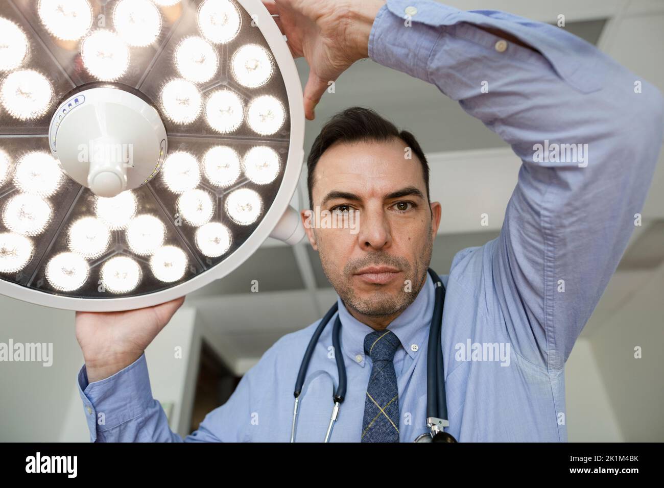Dentist adjusting hires stock photography and images Alamy