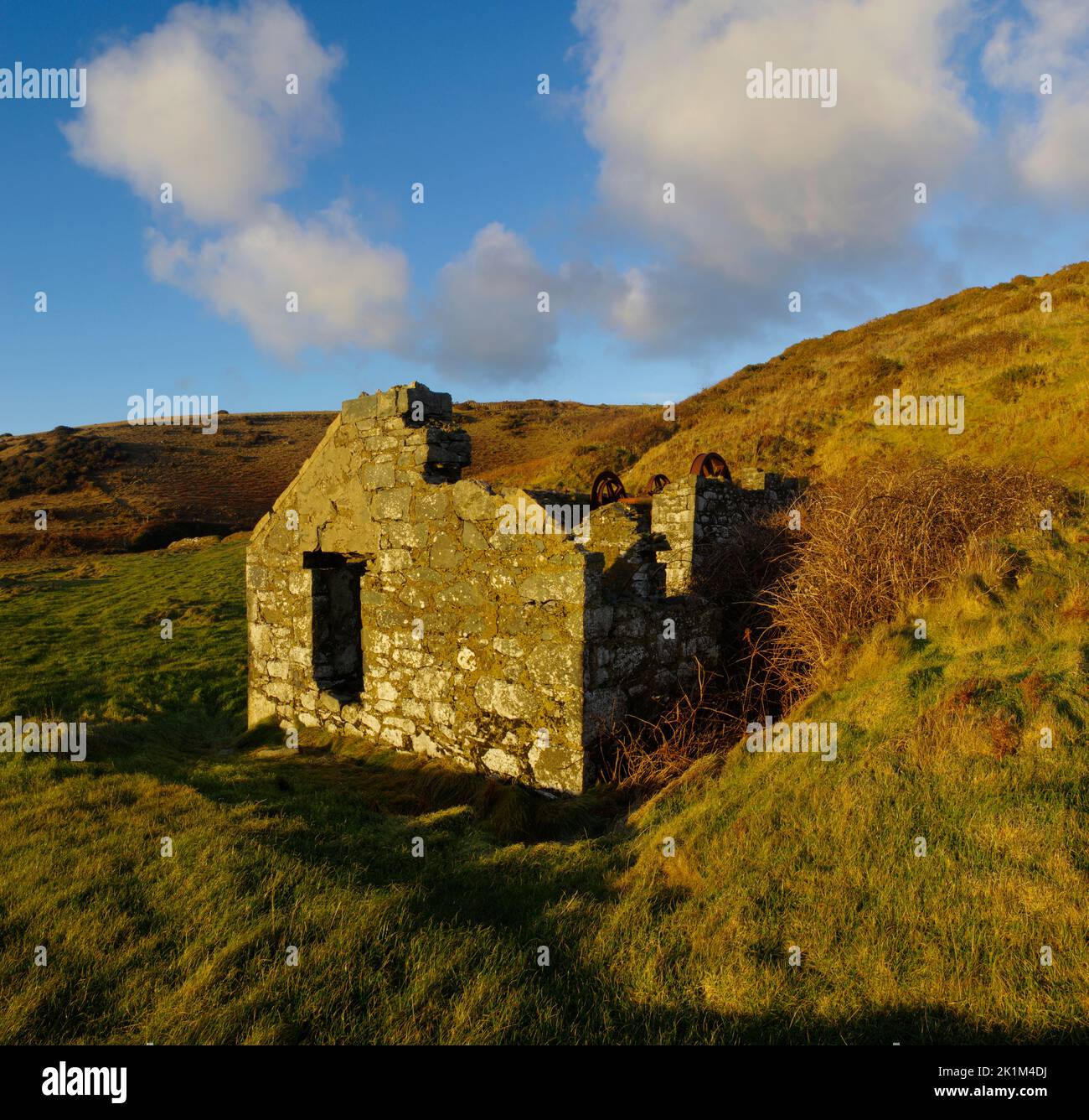 Ruined Abandoned Manganese Mine Buildings, Porth Ysgo, Lleyn Peninsula