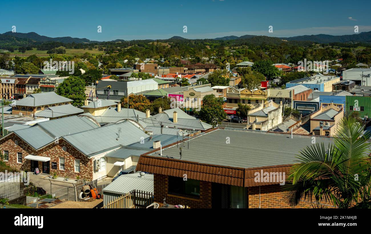 Murwillumbah, NSW, Australia Panoramic view of the town Stock Photo Alamy