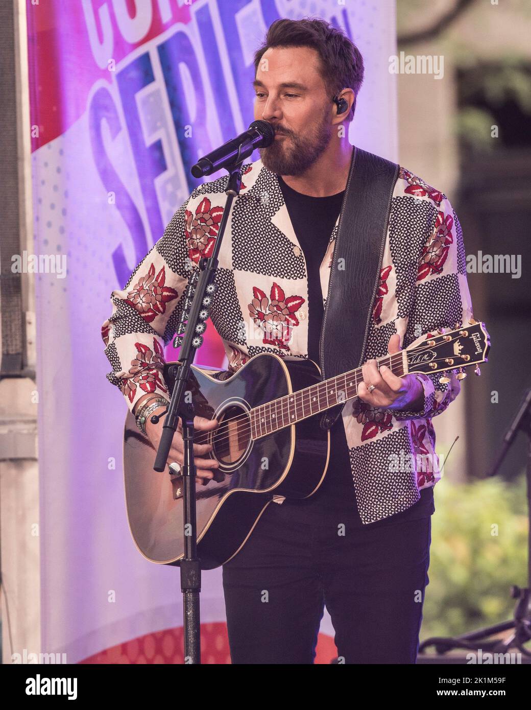 Little Big Town, Jimi Westbrook on stage for NBC Today Show Concert