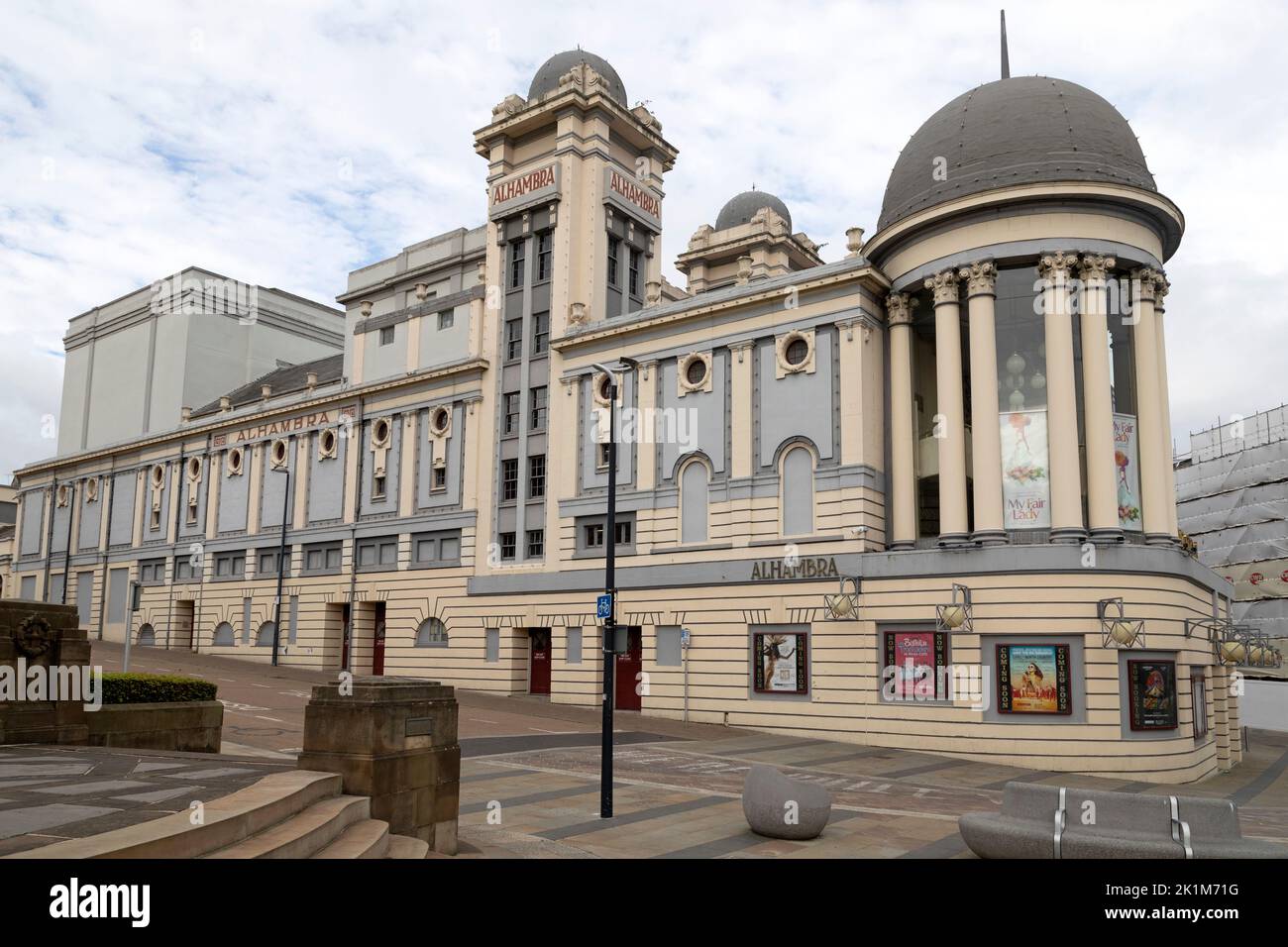 The Alhambra theatre in Bradford, West Yorkshire. The entertainment