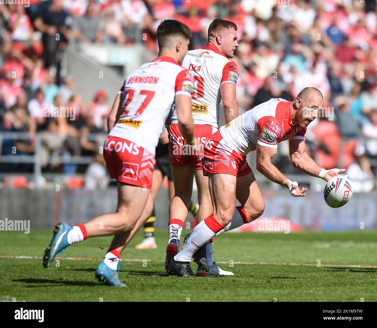 St. Helens, England -17th September 2022 - James Roby of St Helens in ...