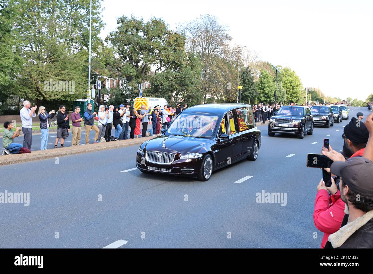 Her Majesty Queen Elizabeth II State Funeral Procession by State Hearse