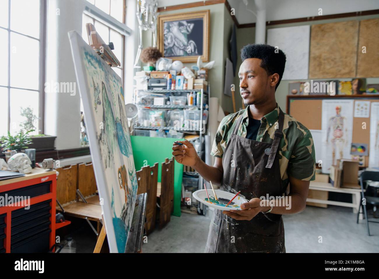 Painting young man art hi-res stock photography and images - Alamy