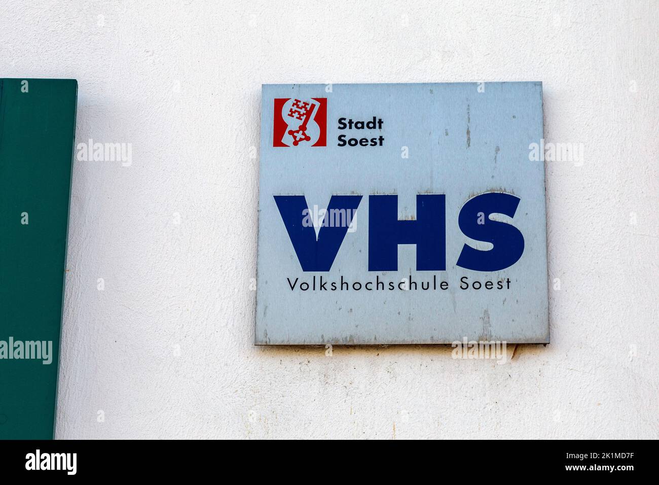 VHS, adult education center Soest Stock Photo Alamy