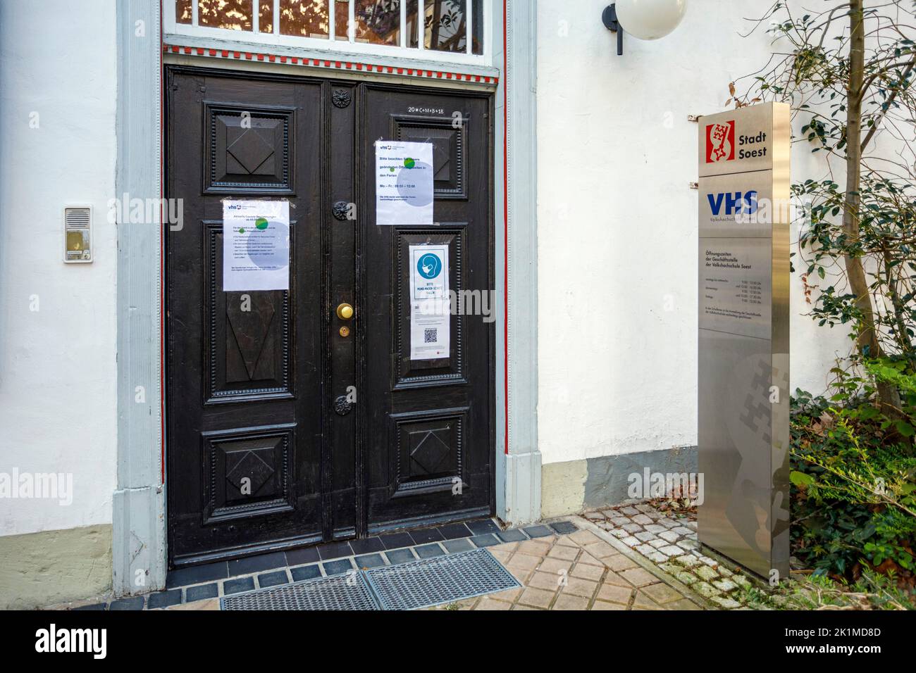 VHS, adult education center Soest Stock Photo