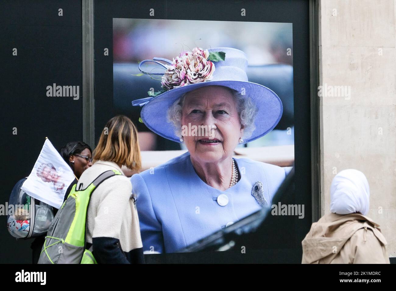 London, UK. 19th Sept 2022. Many West End shops are closed for the State Funeral of Her Majesty The Queen. Credit: Matthew Chattle/Alamy Live News Stock Photo