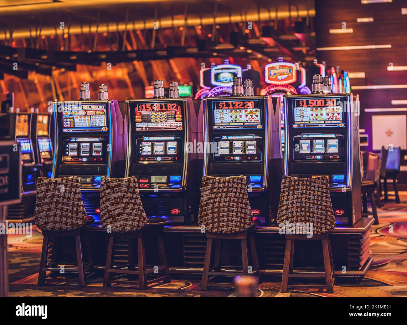 The inside of the Las Vegas Casino Stock Photo