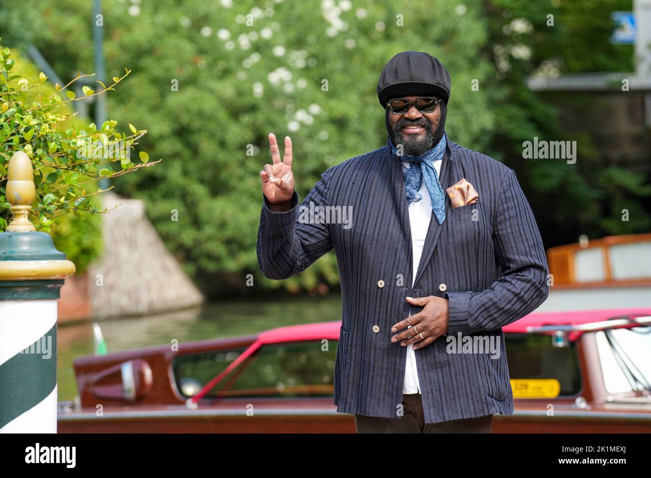 Gregory Porter seen during the 79th Venice International Film Festival