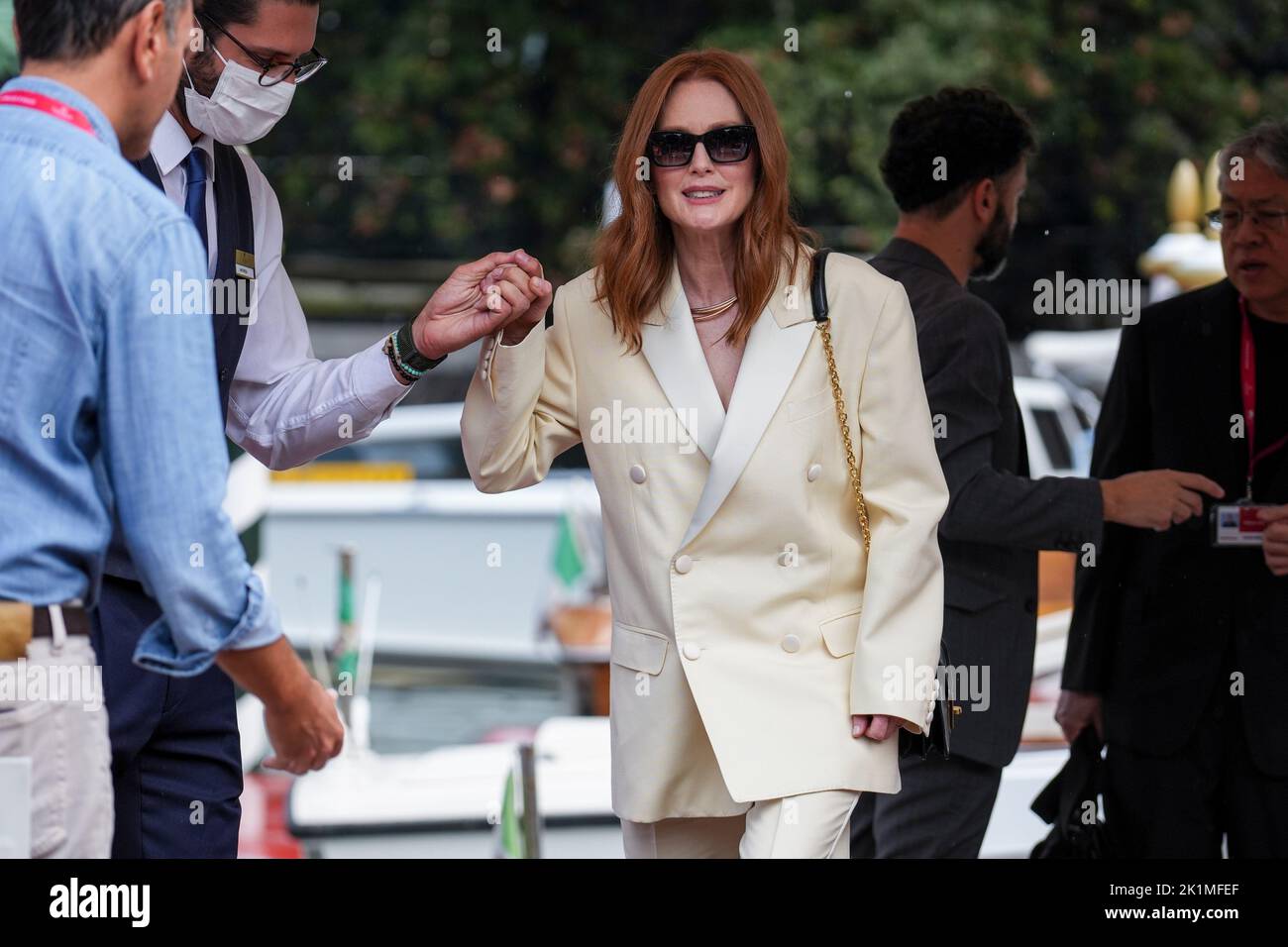Julianne Moore seen during the 79th Venice International Film Festival